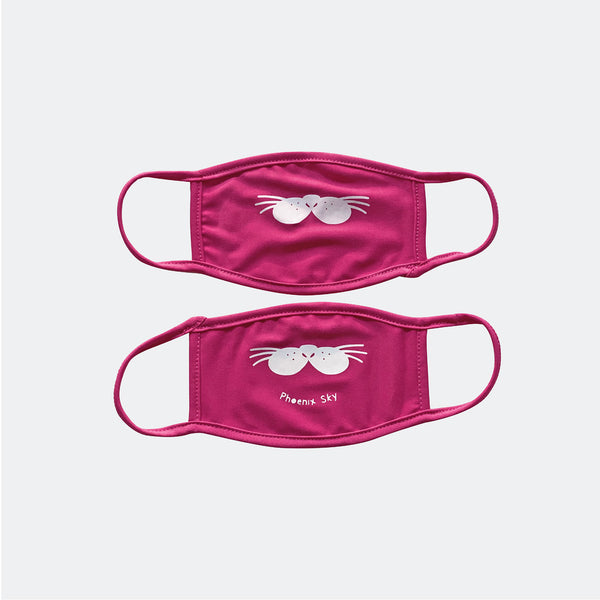 Bunny Nose Pink Mask