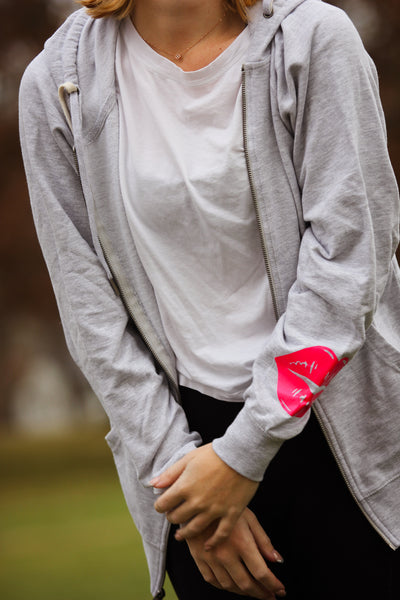 The Kiss Zip Up Hoodie