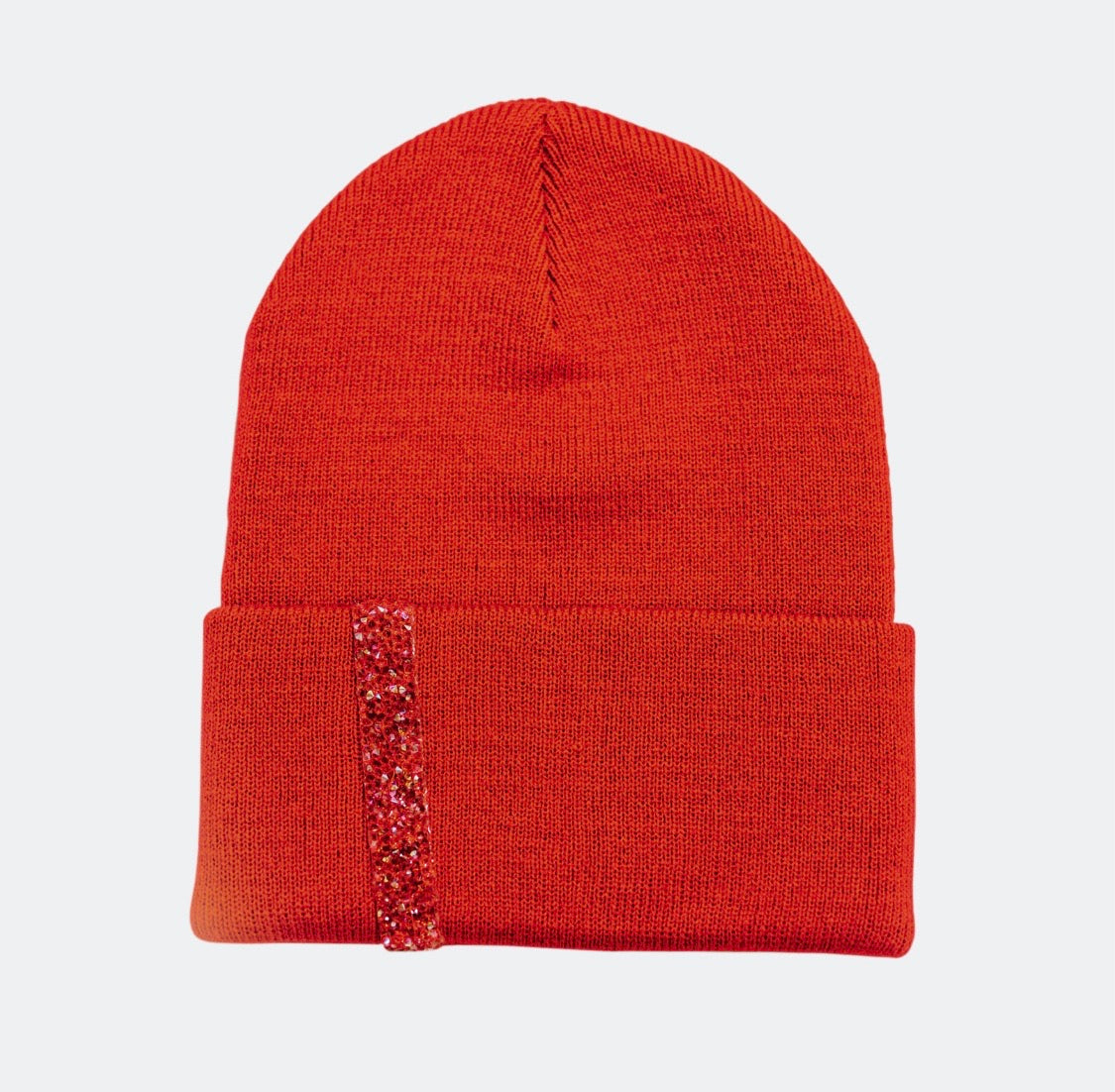 red sparkle beanie